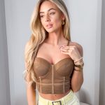 Top gorsetowy na ramiączkach modelujący Czekoladowy – Silhouettea 3