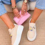 Sneakersy z grubą podeszwą lifestylowe Beżowy – Urban Chunk 3