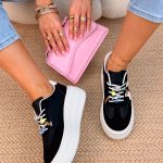 Sneakersy z grubą podeszwą lifestylowe Czarny – Urban Chunk 3