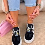 Sneakersy z grubą podeszwą lifestylowe Czarny – Urban Chunk 2