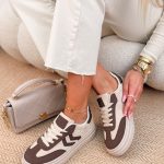 Zamszowe sneakersy sportowe Czekoladowy – Suede Motion 8