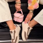 Zamszowe sneakersy sportowe Czekoladowy – Suede Motion 3